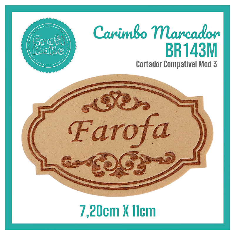 Carimbo Marcador BR143M - Farofa