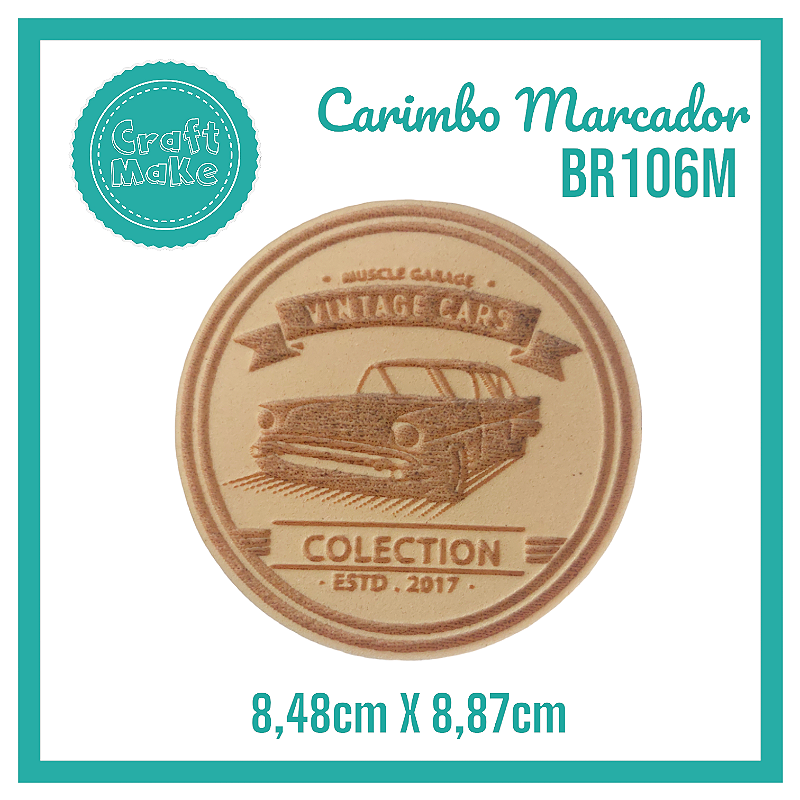 Carimbo Marcador BR106M - Vintage Car