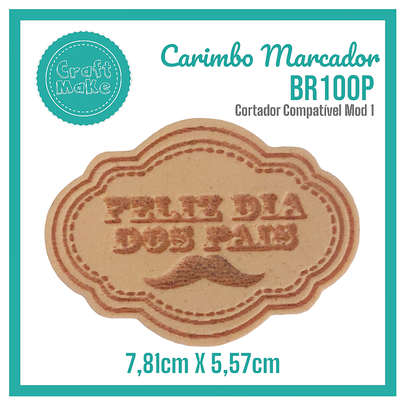 Carimbo Marcador BR100P - Feliz dia dos Pais