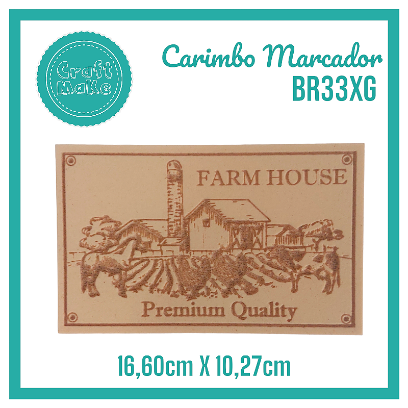 Carimbo Marcador BR33XG - Fazenda Farm House