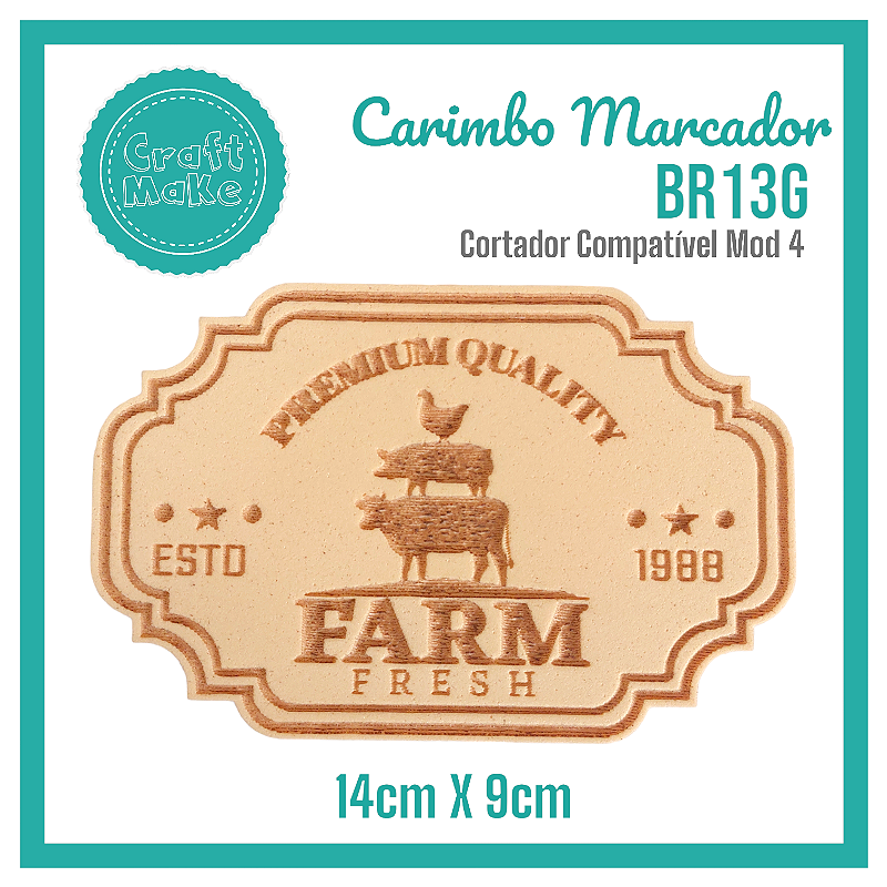 Carimbo Marcador BR13G - Farm Fresh Premium