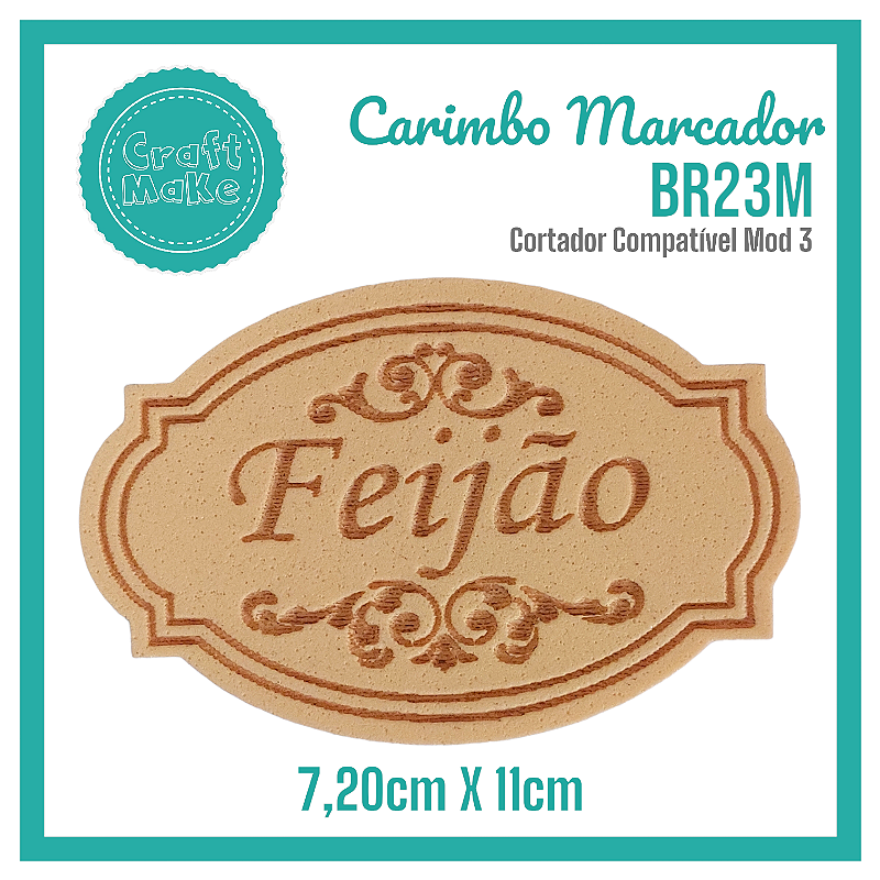 Carimbo Marcador BR23M - Feijão