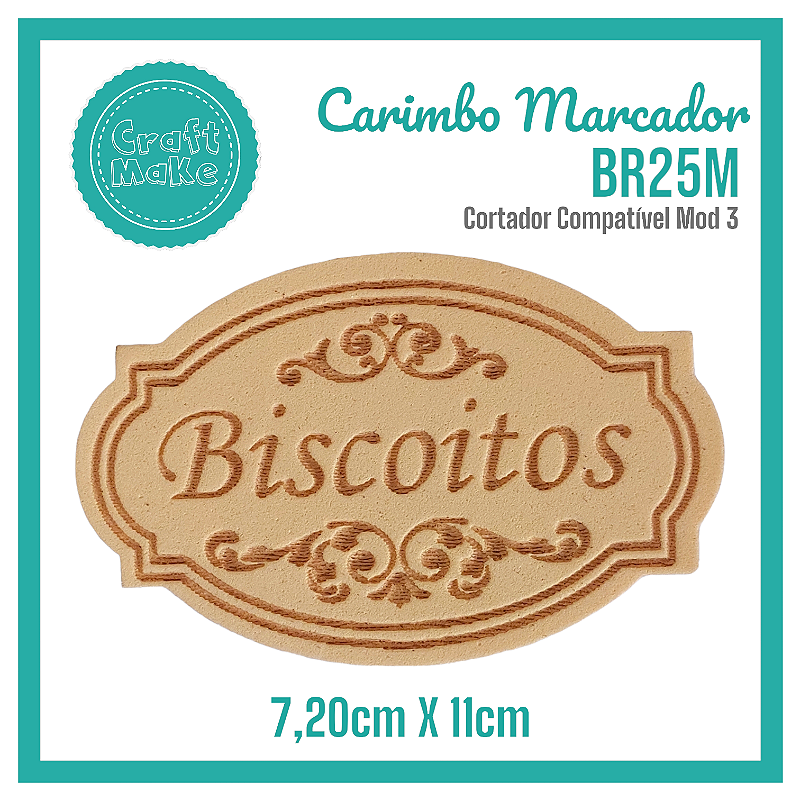 Carimbo Marcador BR25M - Biscoitos