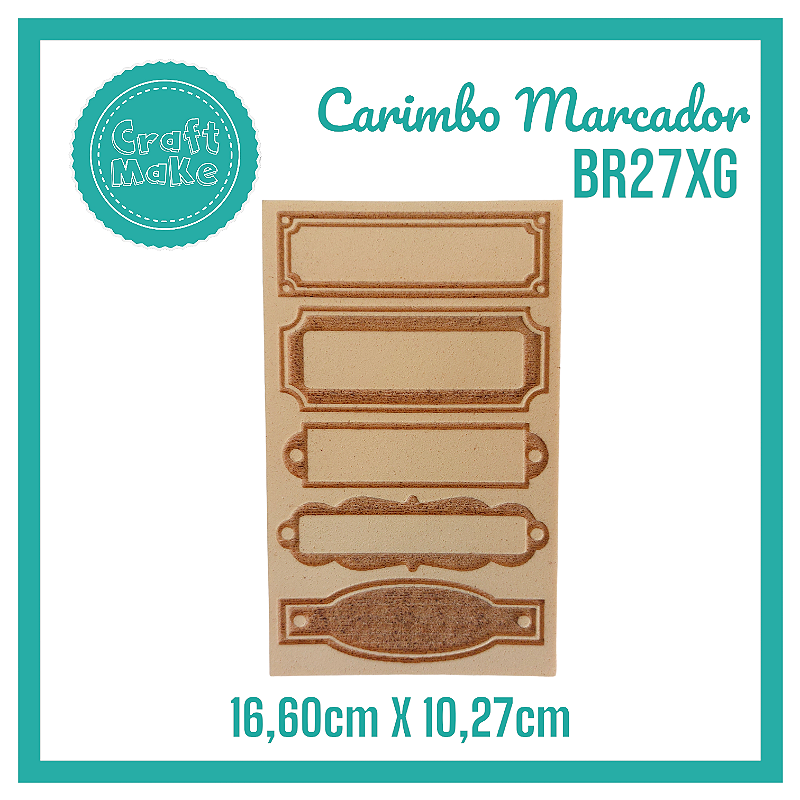Carimbo Marcador BR27XG - Tags Tradicionais