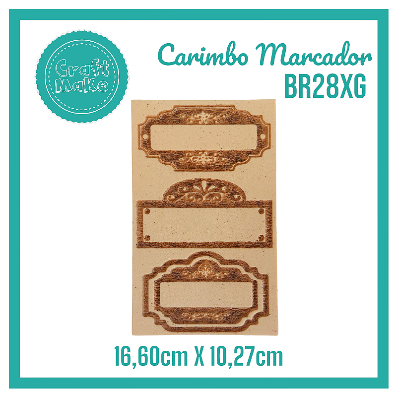 Carimbo Marcador BR28XG - Tags Vintage