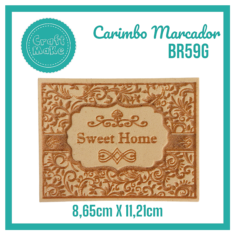 Carimbo Marcador BR59G - Sweet Home Collection