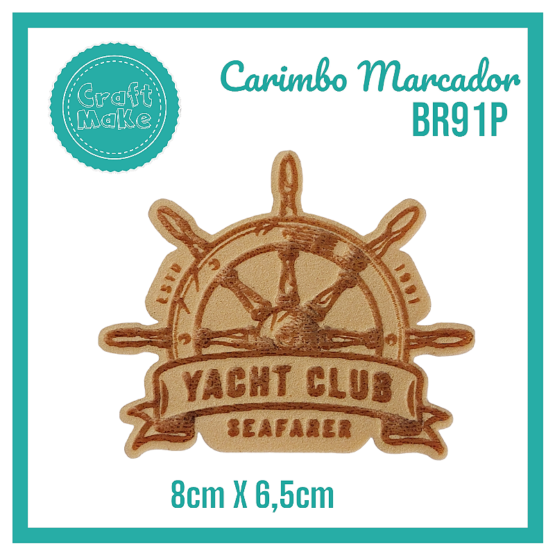 Carimbo Marcador BR91P - Yacht Club Timão