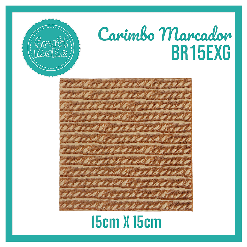 Carimbo Marcador BR15EXG - Textura Corda