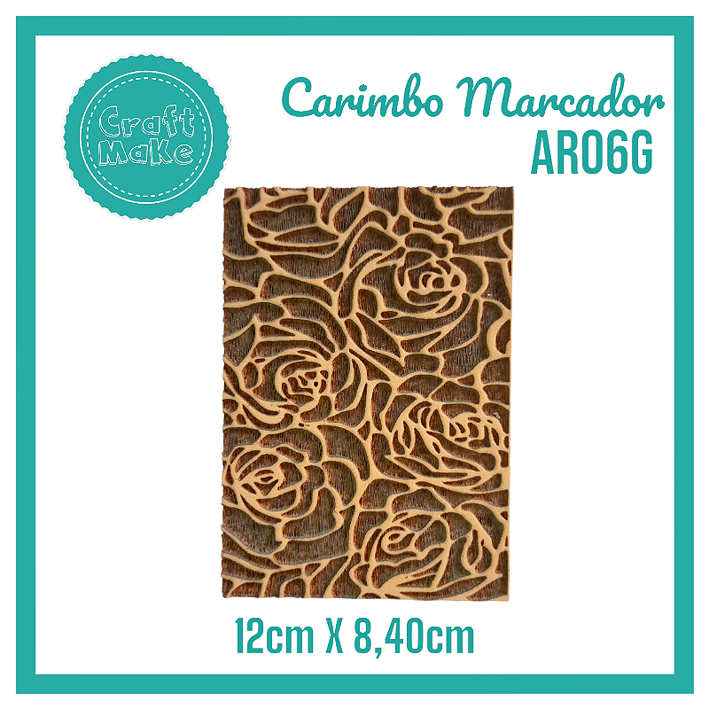 Carimbo Marcador AR06G - Floral