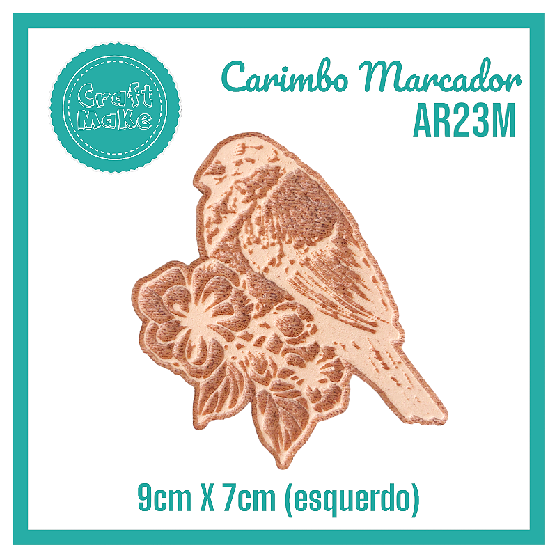 Carimbo Marcador AR23M - Passarinho José Esquerdo