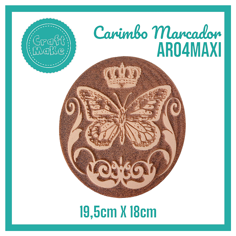 Carimbo Marcador AR04MAXI - Stamping Borboleta