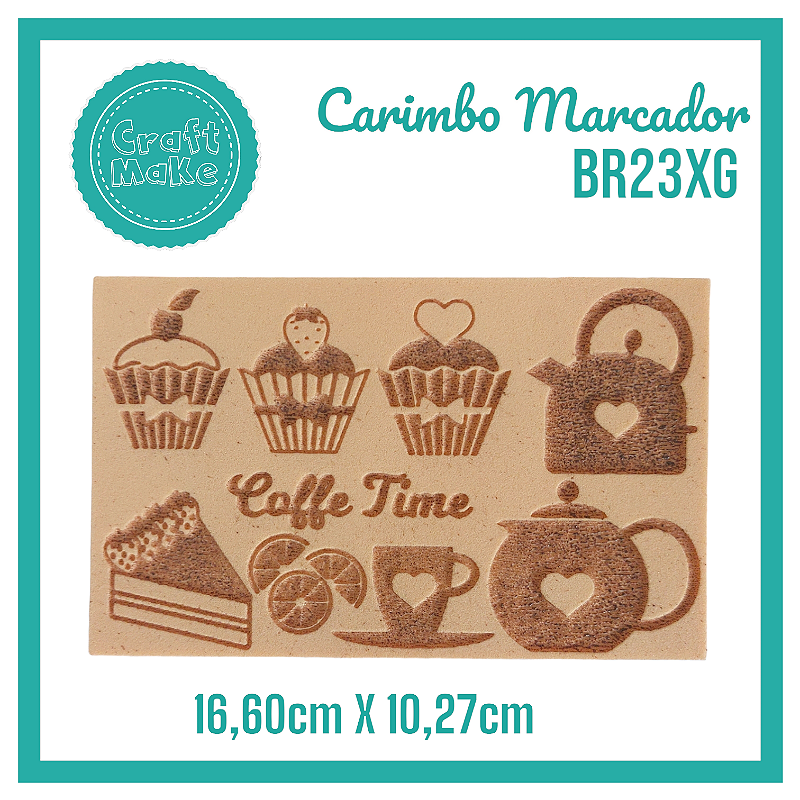 Carimbo Marcador BR23XG - Coffe Time