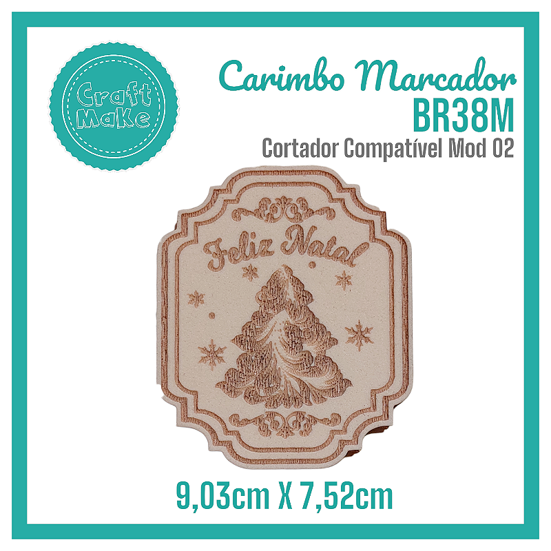 Carimbo Marcador BR38M Natal - Árvore