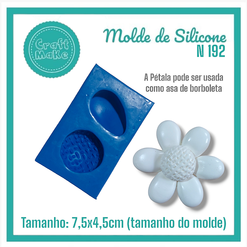 Molde de Silicone 192 - Flor / Asa Borboleta