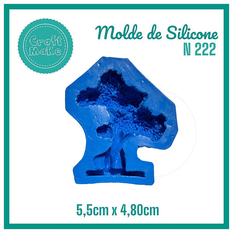 Molde de Silicone N 222 - Árvore - Natal 2024