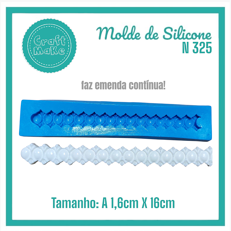 Molde de Silicone - 325 Cordão Palha