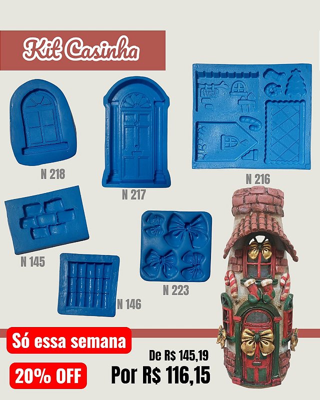Kit Casinha de Natal