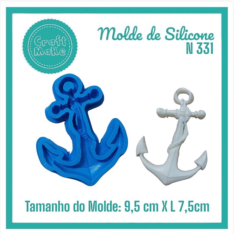 Molde de Silicone - N 331 Âncora - Náutico