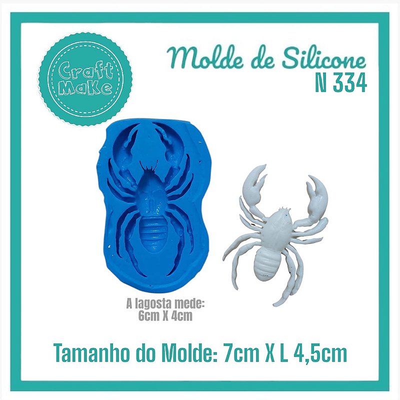 Molde de Silicone - N 334 Lagosta - Náutico
