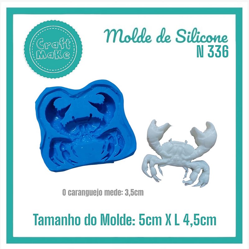 Molde de Silicone - N 336 Caranguejo - Náutico