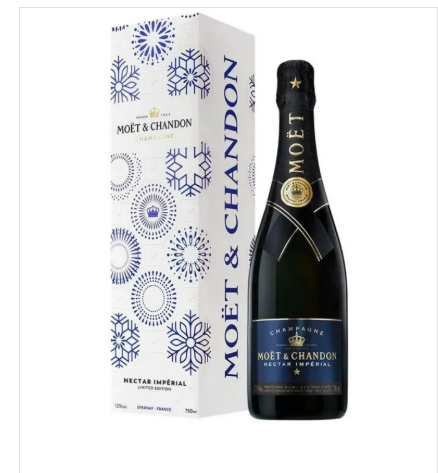MOËT &CHANDON NECTAR IMPERIAL 750ml2本セット CHAMPANHE MOET CHANDON GIFT BOX NECTAR IMPERIAL EYO 2022 750 ML