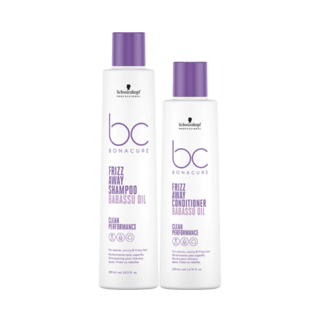 Kit Schwarzkopf Bonacure Frizz Away Shampoo 250mL + Condicionador
