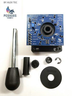 SENSOR ÓPTICO FASTON+ COMANDO PEGASUS COR PRETO