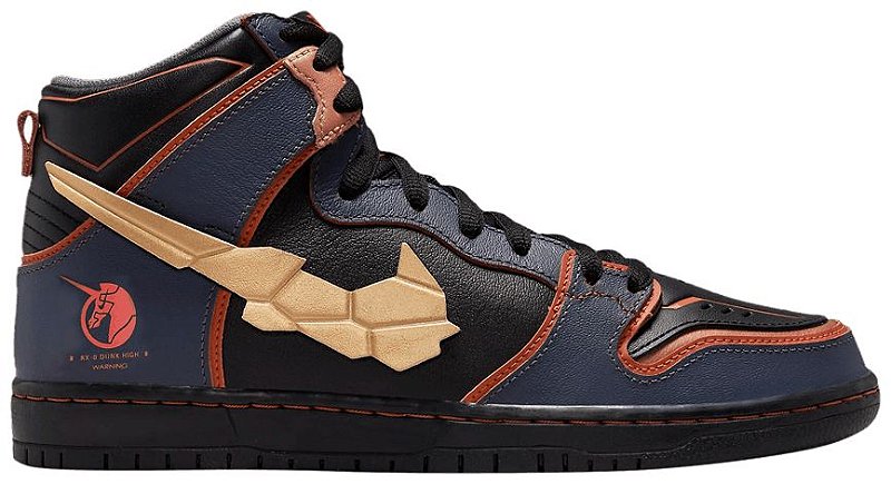 TÊNIS NIKE DUNK HIGH X GUNDAM ' PROJECT UNICORN - BANSHEE NORN