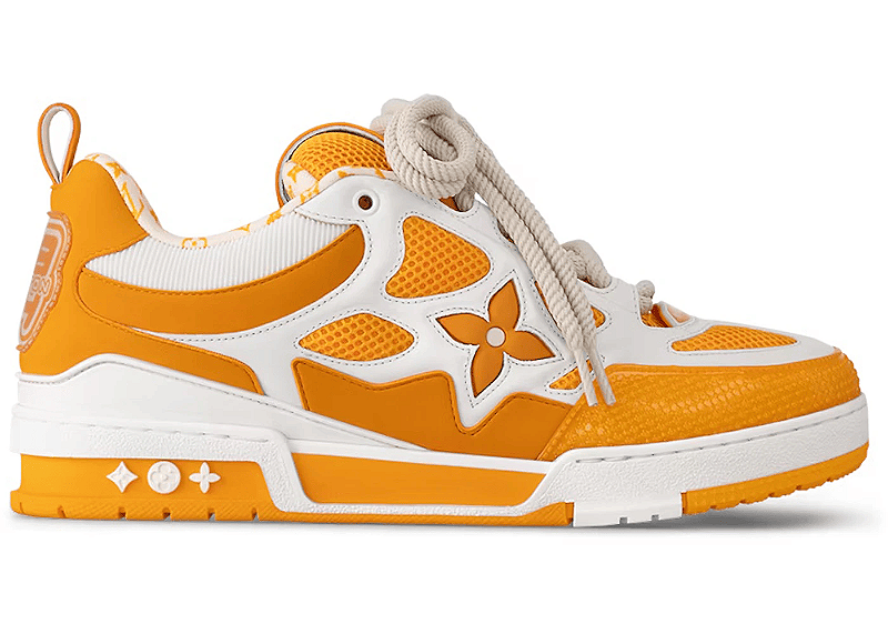 LOUIS VUITTON SKATE SNEAKER YELLOW WHITE Os melhores sneakers