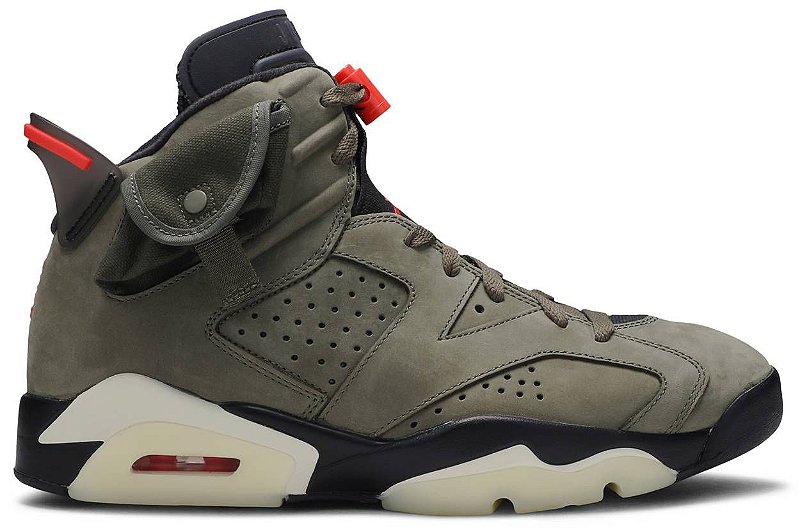 AIR JORDAN 6 RETRO X TRAVIS SCOTT ' OLIVE ' - Quem entende de
