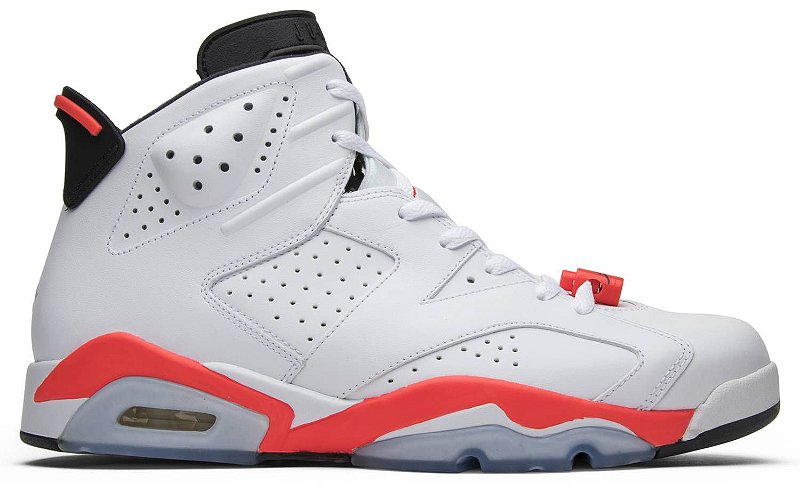 AIR JORDAN 6 RETRO ' INFRARED WHITE ' 2014 - Os melhores sneakers