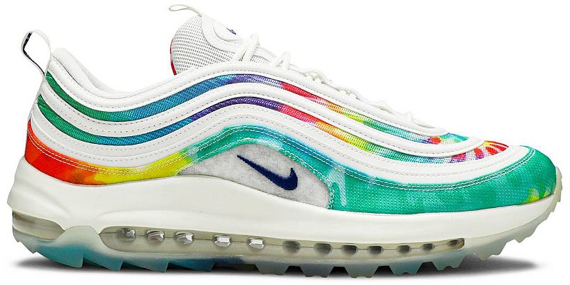 シューズ(男性用) Nike Air Max 97 Golf 'Tie Dye' 27.5 TÊNIS NIKE AIR MAX 97 GOLF NRG ' TIE-DYE ' - Quem entende de tênis