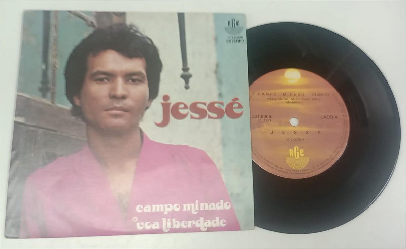 Disco de Vinil Jessé - Campo Minado / Voa Liberdade (lp Compacto