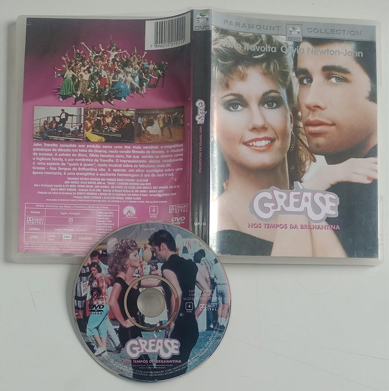 Dvd Grease Editora Randal Kleiser [usado] - Sebo Espaço Literário