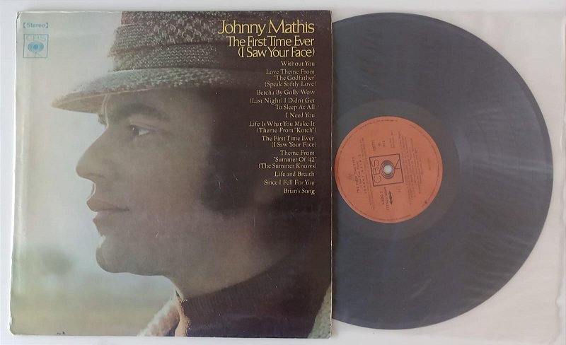 Disco de Vinil The First Time Ever [lp 1972] Interprete Johnny Mathis ...