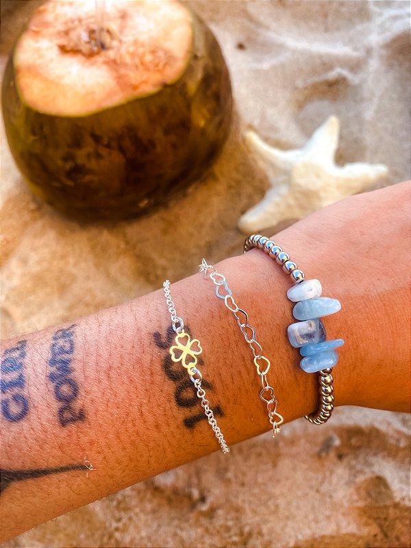 Pulseira trevo da sorte