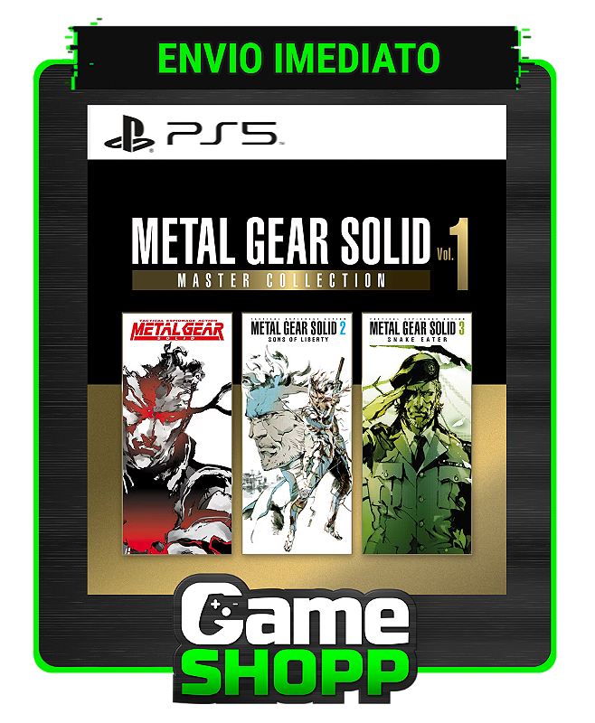 Pacote Metal Gear Solid: Master Collection Vol.1 terá primeiros jogos da  série - Adrenaline