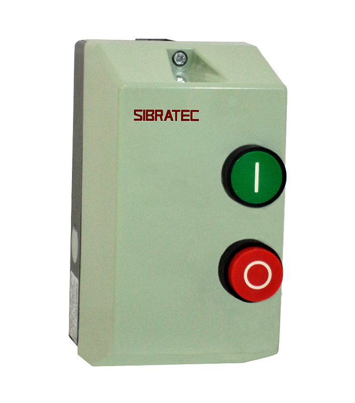 Chave de Partida Direta QCX2-187 220V - 1,5/2CV Monofásico ou 3