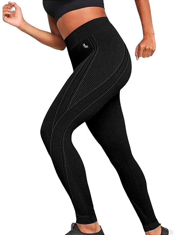 Calça Legging Fitness Lupo Max Sport ConfortFit 71053 Borda