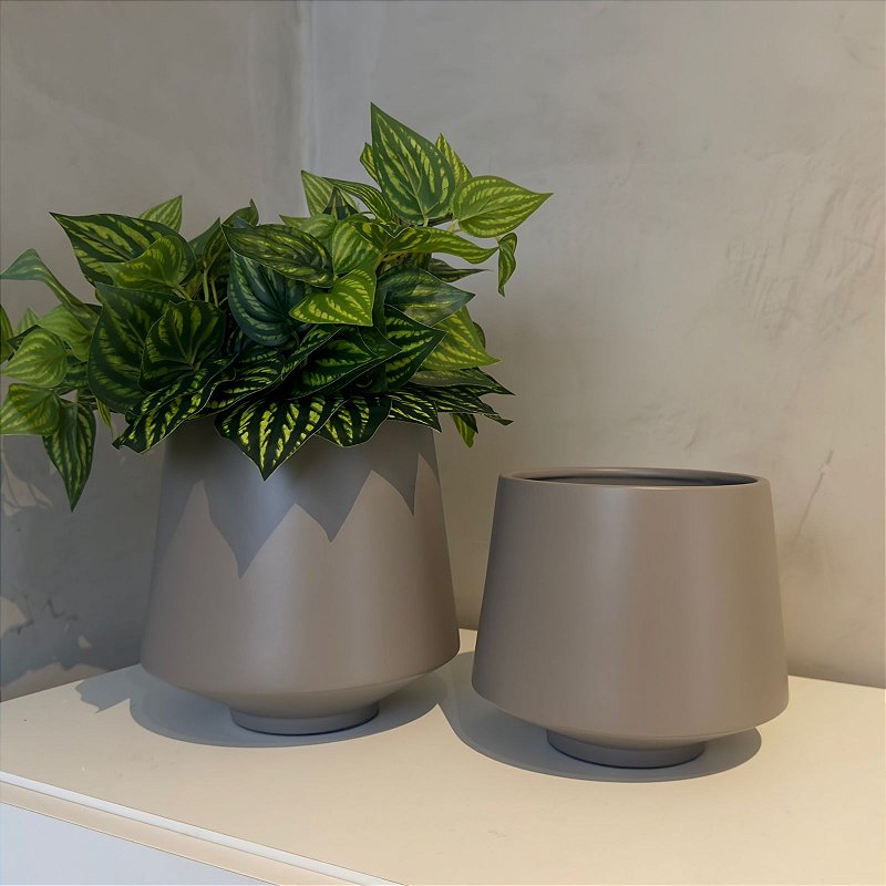 Cachepô Trapézio | Cinza