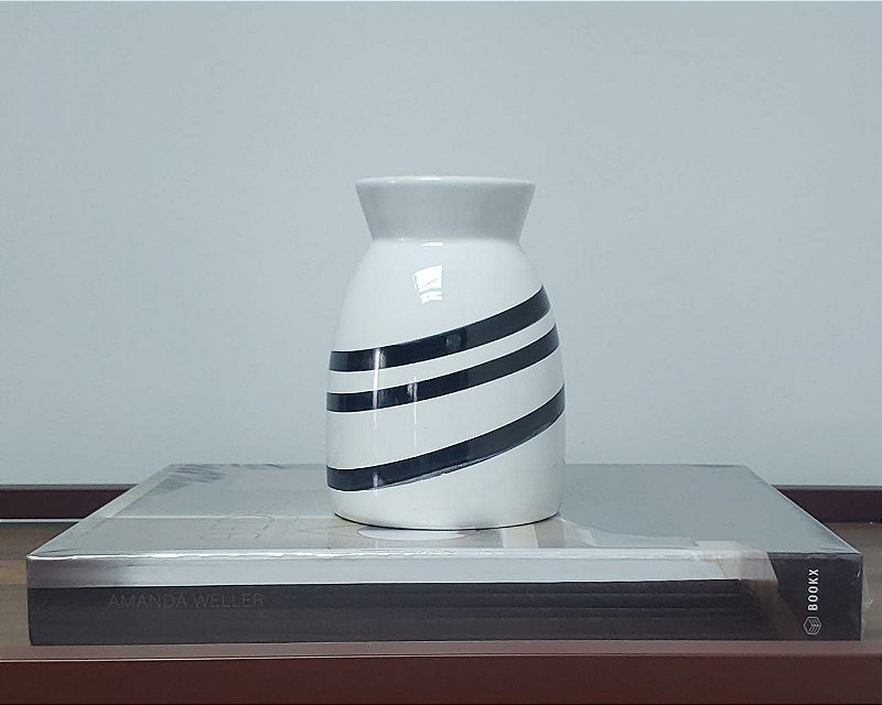 Vaso Cerâmica Pintado M