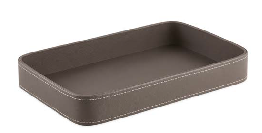 Bandeja Em MDF Com Revestimento Em PU - Cinza