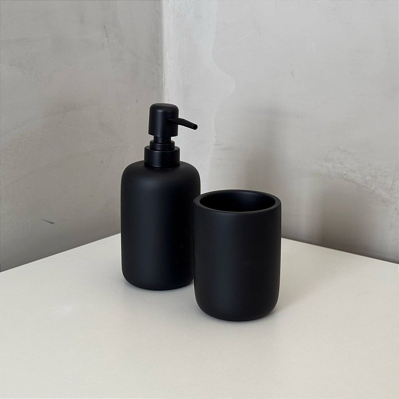 Copo Cerâmica Preto