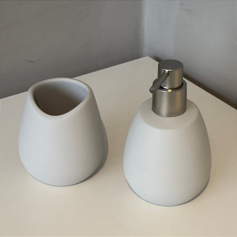 Kit de Banheiro Off White