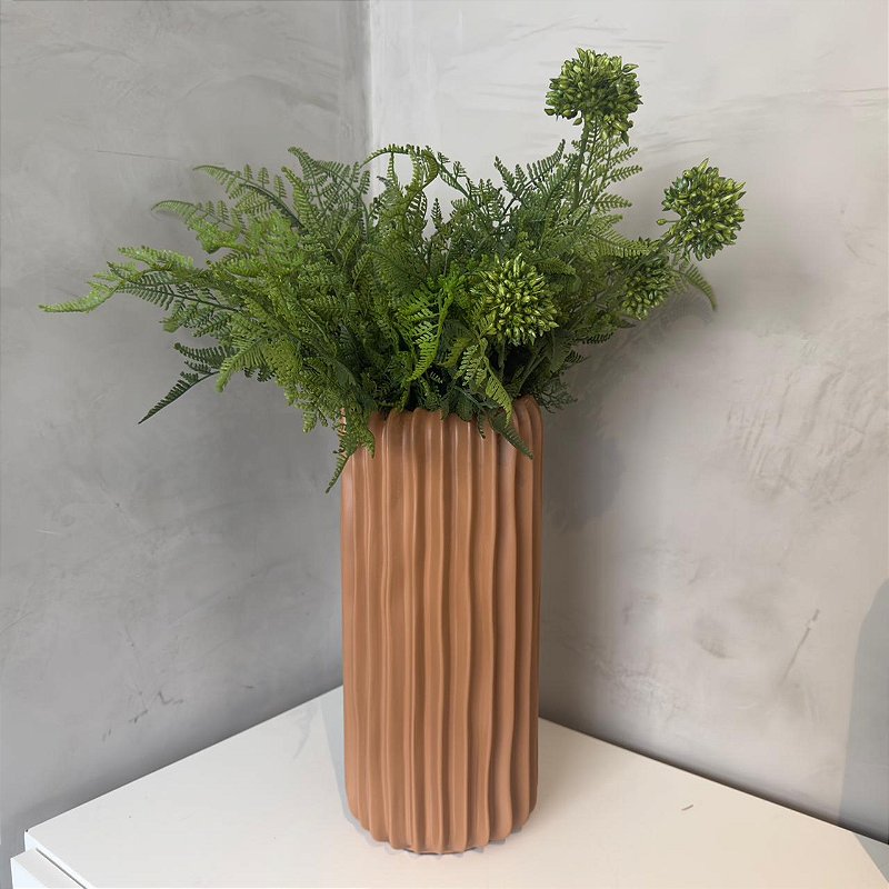 Vaso Raízes | Caramelo