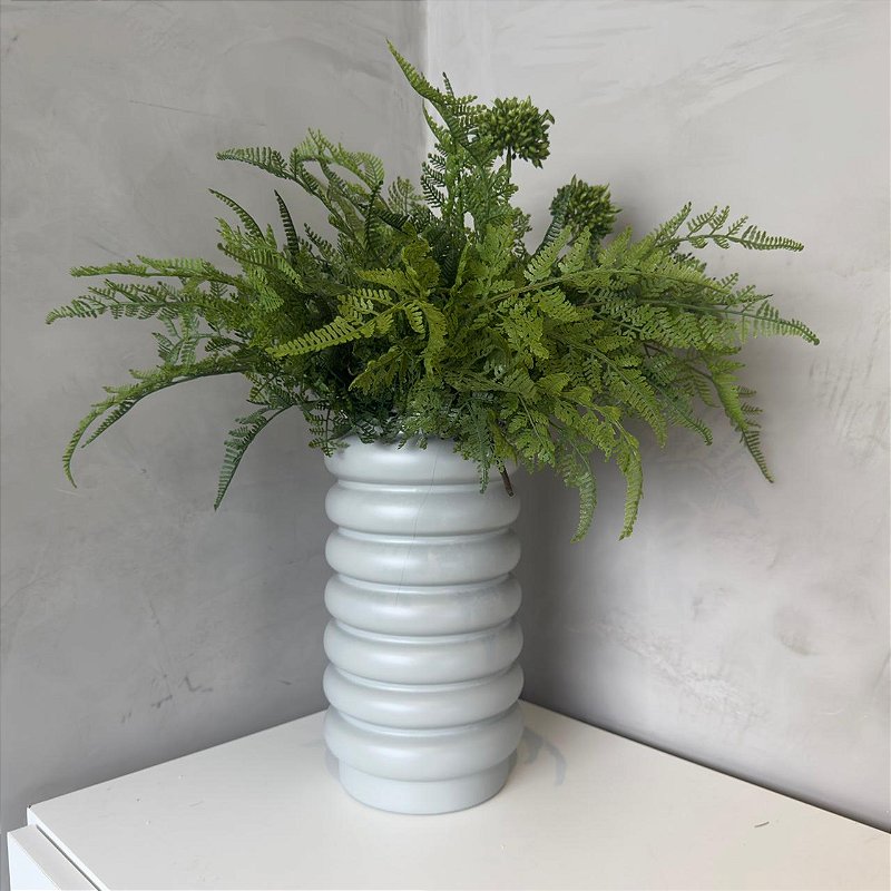 Vaso Espiral | Cinza