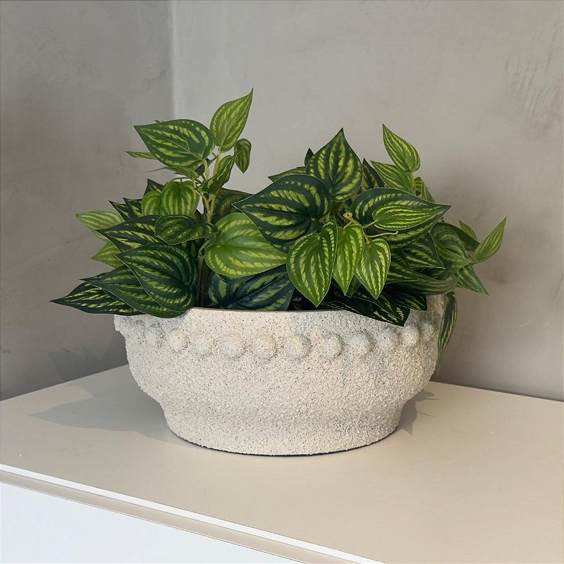 Centro de Mesa Texturizado com Bolinhas