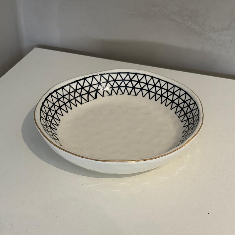 Prato Fundo Oslo de Porcelana