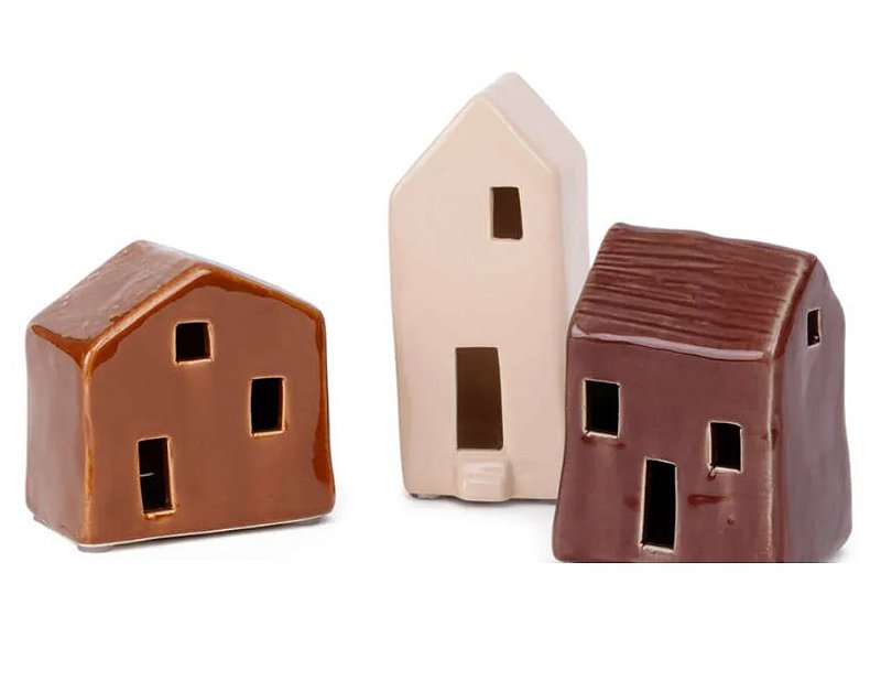 Conjunto de Mini Casas Terrosas