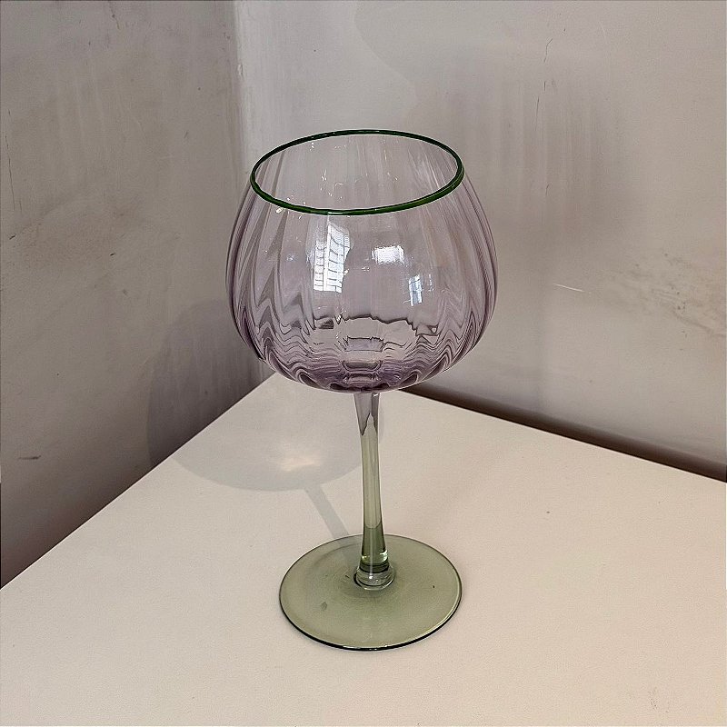 Taça Pétala Gin - Lilás e Verde